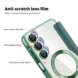 Husa de protectie Techsuit SmartMag Book compatibil cu Samsung Galaxy A16 4G / A16 5G, Verde