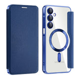 Husa de protectie Techsuit SmartMag Book compatibil cu Samsung Galaxy A16 4G / A16 5G, Albastru