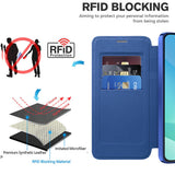Husa de protectie Techsuit SmartMag Book compatibil cu Samsung Galaxy A16 4G / A16 5G, Albastru
