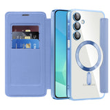 Husa de protectie Techsuit SmartMag Book compatibil cu Samsung Galaxy A16 4G / A16 5G, Albastru Deschis