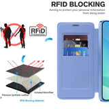 Husa de protectie Techsuit SmartMag Book compatibil cu Samsung Galaxy A16 4G / A16 5G, Albastru Deschis