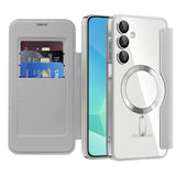 Husa de protectie Techsuit SmartMag Book compatibil cu Samsung Galaxy A16 4G / A16 5G, Gri
