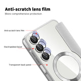 Husa de protectie Techsuit SmartMag Book compatibil cu Samsung Galaxy A16 4G / A16 5G, Gri