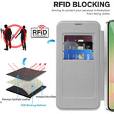 Husa de protectie Techsuit SmartMag Book compatibil cu Samsung Galaxy A56 5G, Gri