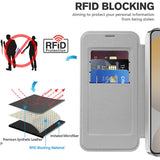 Husa de protectie Techsuit SmartMag Book compatibil cu Samsung Galaxy S24 FE, Gri