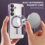 Husa de protectie Techsuit SmartMag Book compatibil cu Samsung Galaxy S23 FE, Mov