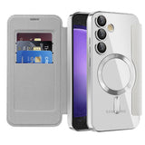 Husa de protectie Techsuit SmartMag Book compatibil cu Samsung Galaxy S23 FE, Gri