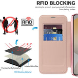 Husa de protectie Techsuit SmartMag Book compatibil cu Samsung Galaxy S23 FE, Roz