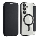 Husa de protectie Techsuit SmartMag Book compatibil cu Samsung Galaxy S23 FE, Negru