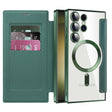 Husa de protectie Techsuit SmartMag Book compatibil cu Samsung Galaxy S23 Ultra, Verde