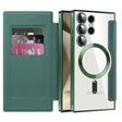 Husa de protectie Techsuit SmartMag Book compatibil cu Samsung Galaxy S24 Ultra, Verde