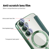 Husa de protectie Techsuit SmartMag Book compatibil cu Samsung Galaxy S24, Verde