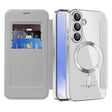 Husa de protectie Techsuit SmartMag Book compatibil cu Samsung Galaxy S25, Gri