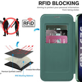 Husa de protectie Techsuit SmartMag Book compatibil cu Samsung Galaxy S25 Plus, Verde