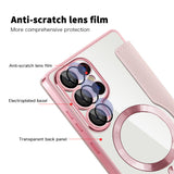 TechSuit Husa de protectie Techsuit SmartMag Book compatibil cu Samsung Galaxy S25 Ultra, Roz – imagine 3