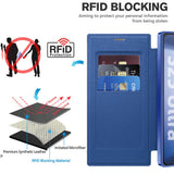 Husa de protectie Techsuit SmartMag Book compatibil cu Samsung Galaxy S25 Ultra, Albastru