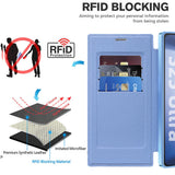 Husa de protectie Techsuit SmartMag Book compatibil cu Samsung Galaxy S25 Ultra, Albastru Deschis