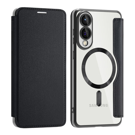 Husa de protectie Techsuit SmartMag Book compatibil cu Samsung Galaxy S25 Edge, Negru