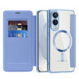 Husa de protectie Techsuit SmartMag Book compatibil cu Samsung Galaxy S25 Edge, Albastru Deschis