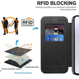 Husa de protectie Techsuit SmartMag Book compatibil cu Samsung Galaxy A35 5G, Negru