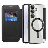 Husa de protectie Techsuit SmartMag Book compatibil cu Samsung Galaxy A35 5G, Negru