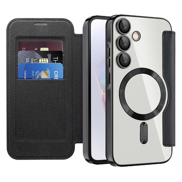 Husa de protectie Techsuit SmartMag Book compatibil cu Samsung Galaxy A35 5G, Negru