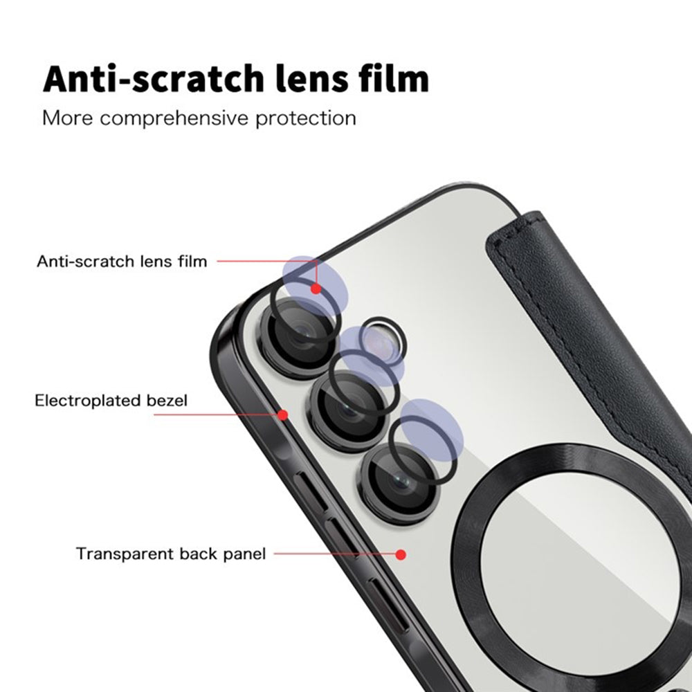 Husa de protectie Techsuit SmartMag Book compatibil cu Samsung Galaxy A35 5G, Negru