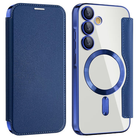 Husa de protectie Techsuit SmartMag Book compatibil cu Samsung Galaxy A35 5G, Albastru