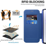 Husa de protectie Techsuit SmartMag Book compatibil cu Samsung Galaxy A35 5G, Albastru