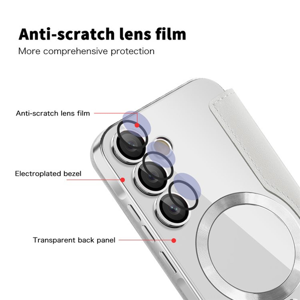 Husa de protectie Techsuit SmartMag Book compatibil cu Samsung Galaxy A35 5G, Gri