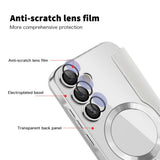 Husa de protectie Techsuit SmartMag Book compatibil cu Samsung Galaxy A35 5G, Gri