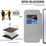 Husa de protectie Techsuit SmartMag Book compatibil cu Samsung Galaxy A35 5G, Gri