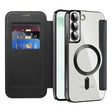 Husa de protectie Techsuit SmartMag Book compatibil cu Samsung Galaxy S22 Plus 5G, Negru