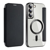 Husa de protectie Techsuit SmartMag Book compatibil cu Samsung Galaxy S22 Plus 5G, Negru