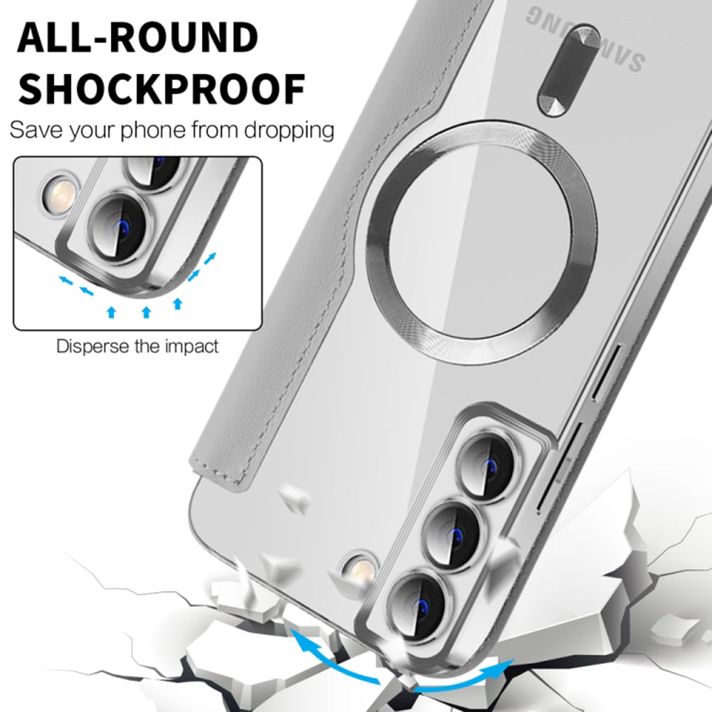 Husa de protectie Techsuit SmartMag Book compatibil cu Samsung Galaxy S22 Plus 5G, Gri
