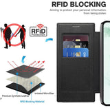 Husa de protectie Techsuit SmartMag Book compatibil cu Samsung Galaxy S22 Ultra 5G, Negru