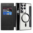 Husa de protectie Techsuit SmartMag Book compatibil cu Samsung Galaxy S22 Ultra 5G, Negru