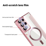 Husa de protectie Techsuit SmartMag Book compatibil cu Samsung Galaxy S22 Ultra 5G, Roz
