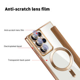 Husa de protectie Techsuit SmartMag Book compatibil cu Samsung Galaxy S22 Ultra 5G, Maro