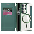 Husa de protectie Techsuit SmartMag Book compatibil cu Samsung Galaxy S22 Ultra 5G, Verde