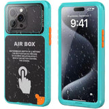ShellBox AirBox Waterproof IP68 Case (6.1 inch), iPhone 12/12 Pro/13/13 Pro/14/14 pro/15/15 Pro/16, Albastru