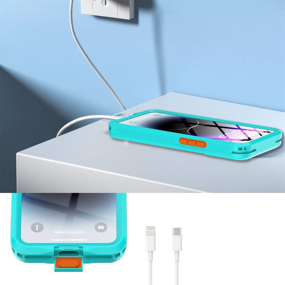 ShellBox AirBox Waterproof IP68 (6.7 inch), iPhone 12 Pro Max/13 Pro Max/14 Pro Max/ 15 Pro Max/16 Pro Max/15+/16+, Albastru