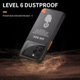 ShellBox AirBox Waterproof IP68 (6.7 inch), iPhone 12 Pro Max/13 Pro Max/14 Pro Max/ 15 Pro Max/16 Pro Max/15+/16+, Negru