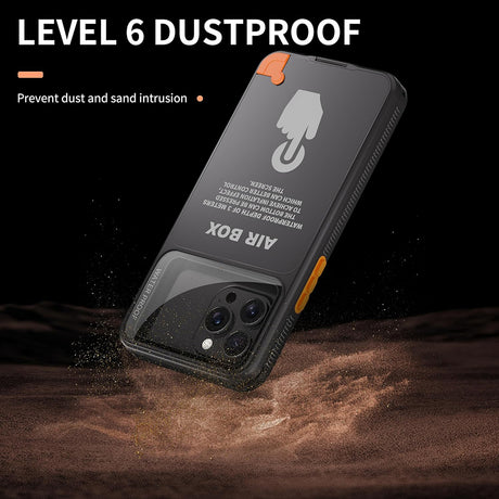 ShellBox AirBox Waterproof IP68 (6.7 inch), iPhone 12 Pro Max/13 Pro Max/14 Pro Max/ 15 Pro Max/16 Pro Max/15+/16+, Negru