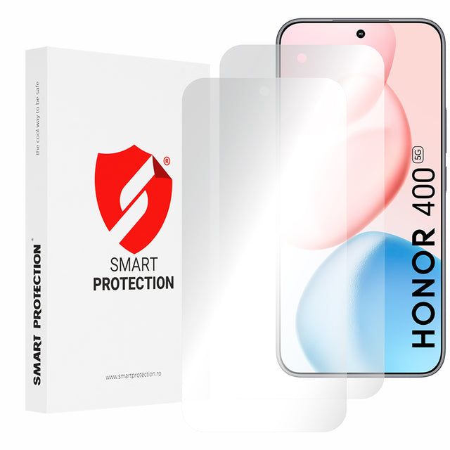Folie de protectie Smart Protection Premium Classic (set de 2) compatibil cu Honor 400, Transparent