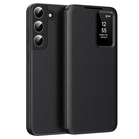 Husă Techsuit SmartView Series pentru Samsung Galaxy S22 5G, neagră