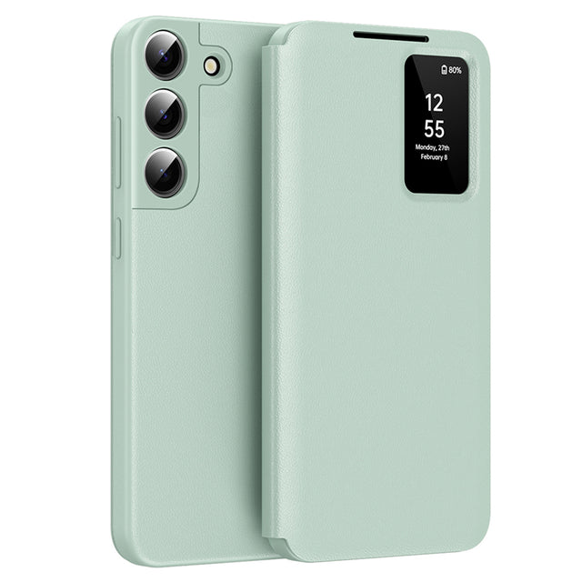 Husa de protectie Techsuit SmartView Series compatibil cu Samsung Galaxy S22 5G, Verde