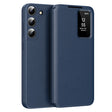 Husa de protectie Techsuit SmartView Series compatibil cu Samsung Galaxy S22 5G, Albastru