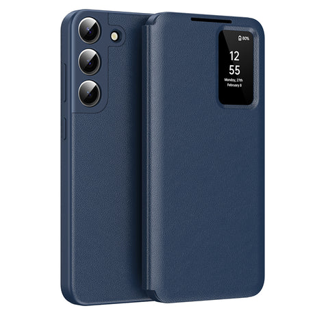 Husa de protectie Techsuit SmartView Series compatibil cu Samsung Galaxy S22 5G, Albastru