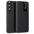 Husa de protectie Techsuit SmartView Series compatibil cu Samsung Galaxy S22 Plus 5G, Negru